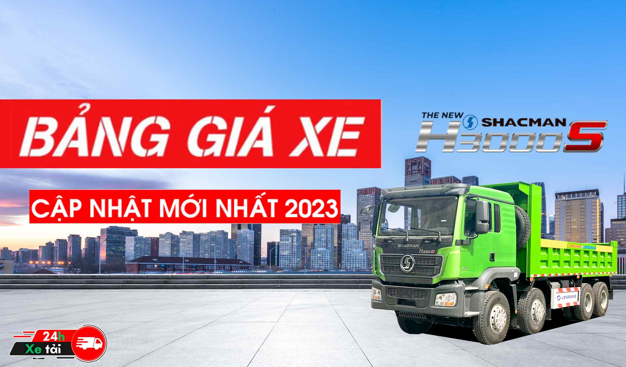 Giá xe ben Shacman 4 chân