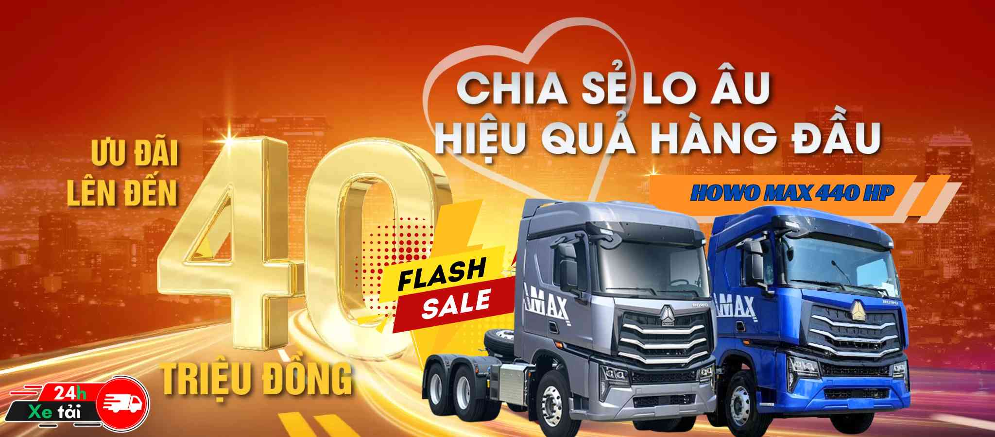 Khuyến mãi khi mua đầu kéo Howo Max mới nhất