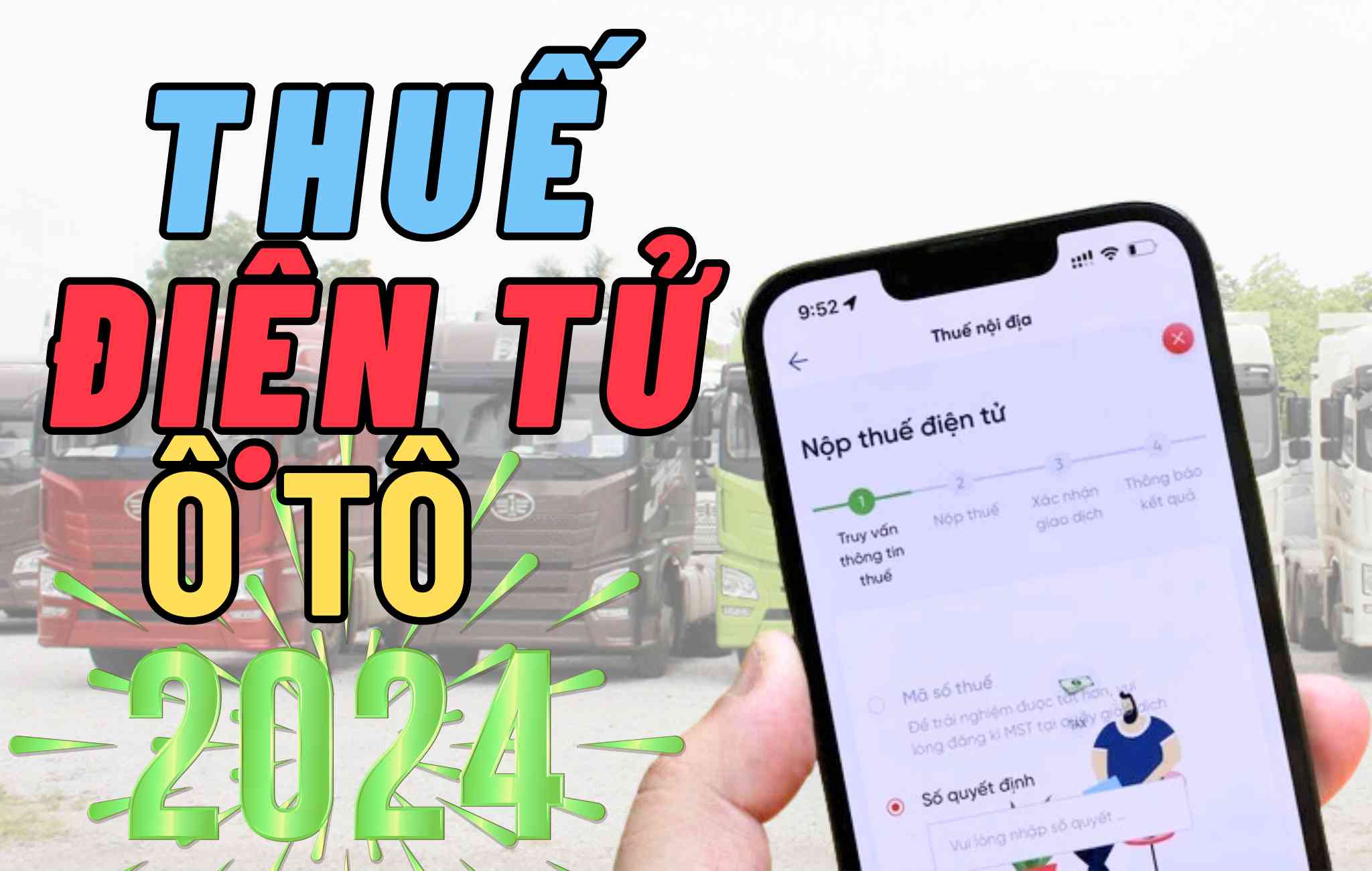 Thuế điện tử ô tô, xe máy