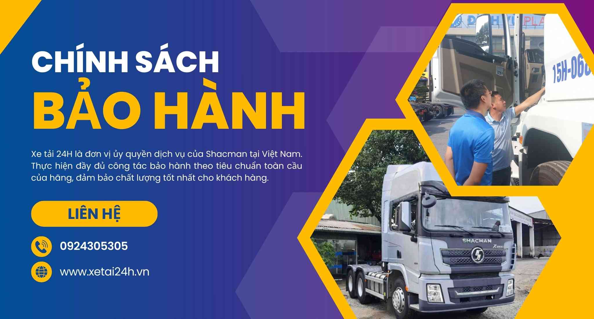 Bảo hành xe đầu kéo Shacman X3000